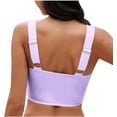 thumbnail image 4 of Hauts de Bikini pour Femmes, Hauts de Maillot de Bain à devant Torsadé, Hauts de Maillot Rehausseur, Haut de Maillot de Bain Confortable, Soutien-Gorge de Sport, Haut Tankini Rétro, 4 of 7