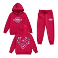 thumbnail image 1 of Kid Girl Pop Singer Hoodie Set,Crewneck Sweatshirt Pullover Long Sleeve Streetwear Fashion Clothes 120, 1 of 2