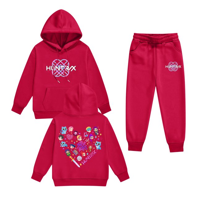 Kid Girl Pop Singer Hoodie Set,Crewneck Sweatshirt Pullover Long Sleeve Streetwear Fashion Clothes 120