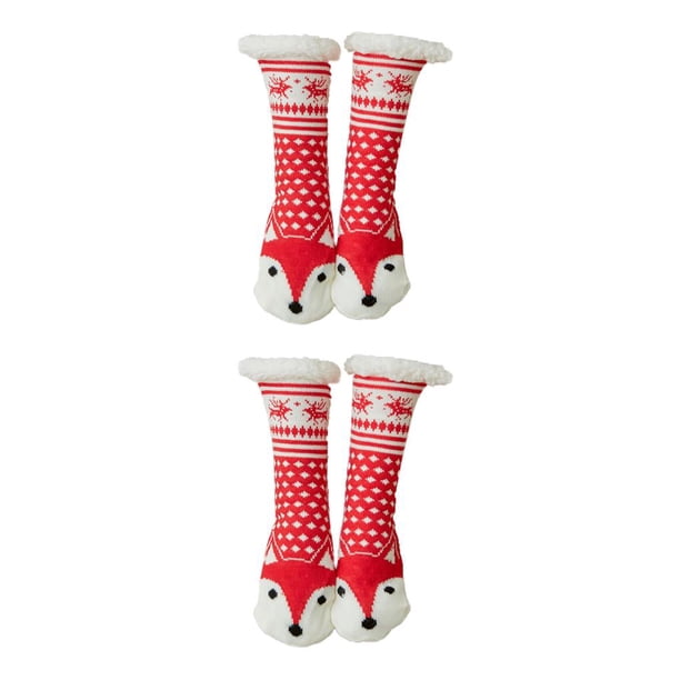 Calcetines altos hasta el muslo Sonducket Zorro rojo 2piezas