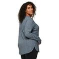 thumbnail image 5 of RBX Active Women's Plus Size Super Soft Yoga Long Sleeve Tunic Top, 5 of 5