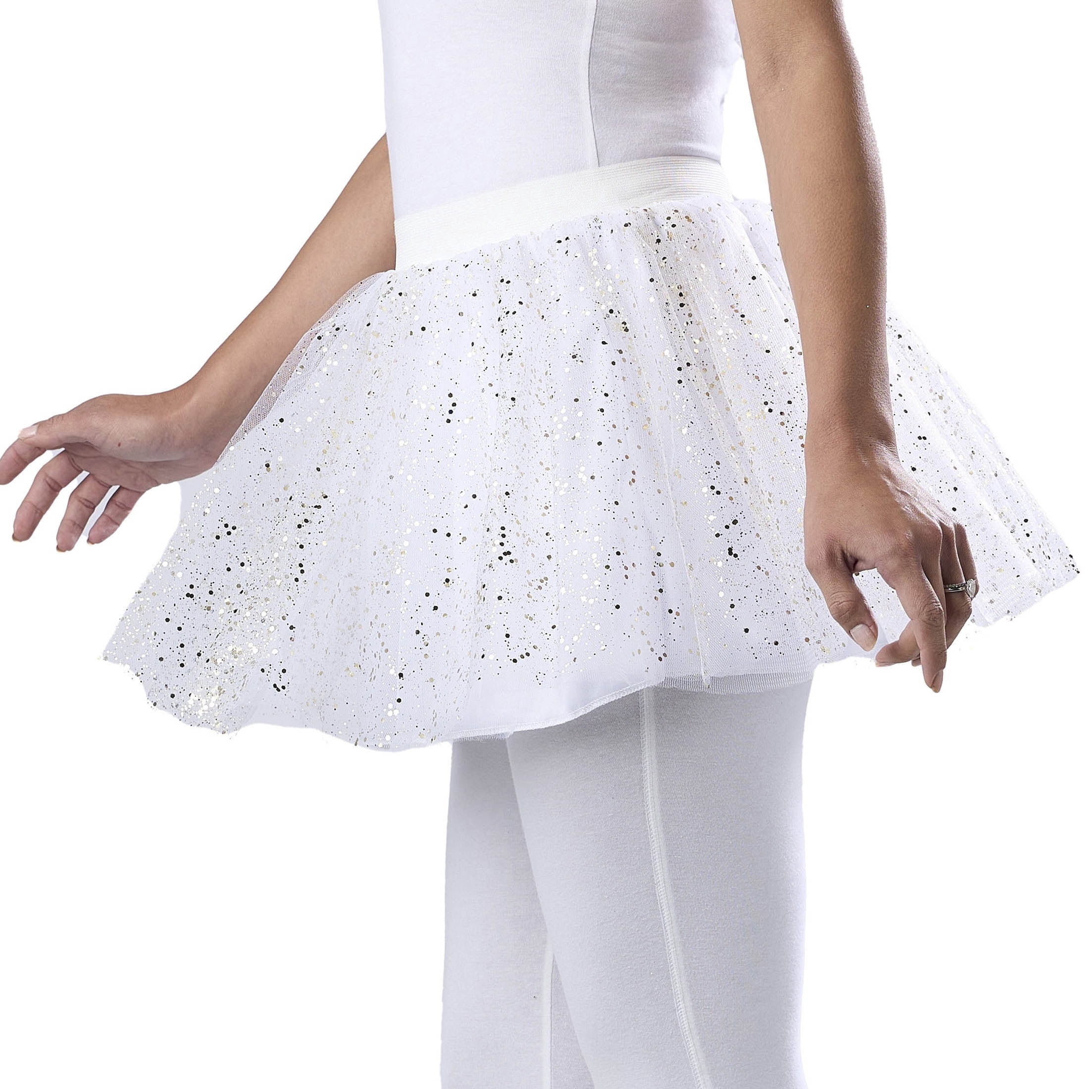 Sparkle Tutu Costume Accessory for Adults, White, L/XL, Halloween by Way To Celebrate