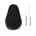 thumbnail image 1 of Peluca de cabello humano corto y rizado, peluca brasileña con diadema para mujeres negras, redecilla para el cabello largo, 1 of 1