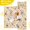thumbnail image 4 of Yorkie Dog and Flower Florals Toddler Nap Mats for Kids Preschool,Sleeping Mat Bag or Kids,Toddler Sleeping Bag,Toddler Nap Mat or Daycare, 4 of 6