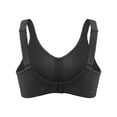 thumbnail image 5 of AILIVIN Wireless Bras For Women Comfort Surgery Bra With Adjustable Straps Great Support Comfort Women Bras No Wire Bras Lift Up Bras Full Coverage Soft Compression Bra Black 38B, 5 of 7