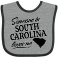 thumbnail image 3 of Inktastic Someone in South Carolina Loves Me Boys or Girls Baby Bib, 3 of 4