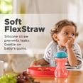 thumbnail image 3 of Cup Nuby, antiderrames, fácil de agarrar, con pajita flexible, 300 ml, 3 unidades, para niños de 1 año o más, 3 of 7