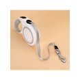 thumbnail image 1 of New Classic Retractable Dog Leash 16ft Heavy Duty Reflective Strong Nylon Tape Leash With Anti-Slip Handle For Large Dog Or Cat Up To 110 Lbs (White), 1 of 5