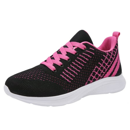 

gvdentm Walking Shoes For Women Comfortable Shoes Breathable Lace Up Casual Gratis Wild Vibes Women s Sneakers Leopard