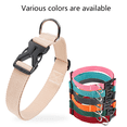 thumbnail image 5 of Collar de perro de cáñamo. Collar ambientalmente sostenible, libre de tintes o productos químicos agresivos, MFZFUKR CPB-US-YY439-1, 5 of 5