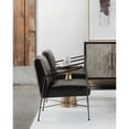 thumbnail image 3 of Moe's Home Collection Table d'Appoint en Aluminium avec Dessus en Granit en Laiton/noir, 3 of 4