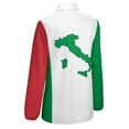 thumbnail image 5 of Map of Italy - Italian Flag Long Sleeve Blouse Woman Streetwear Casual Shirts Summer Oversize Woman Streetwear Clothing Birthday Present, 5 of 7