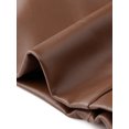 thumbnail image 4 of DARING DIVA Women's Faux Leather Vest Button Down V Neck Halter Vest XL Brown, 4 of 4