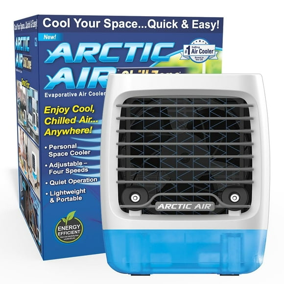 Enfriador personal Arctic Air portátil de 100 pies cuadrados, blanco