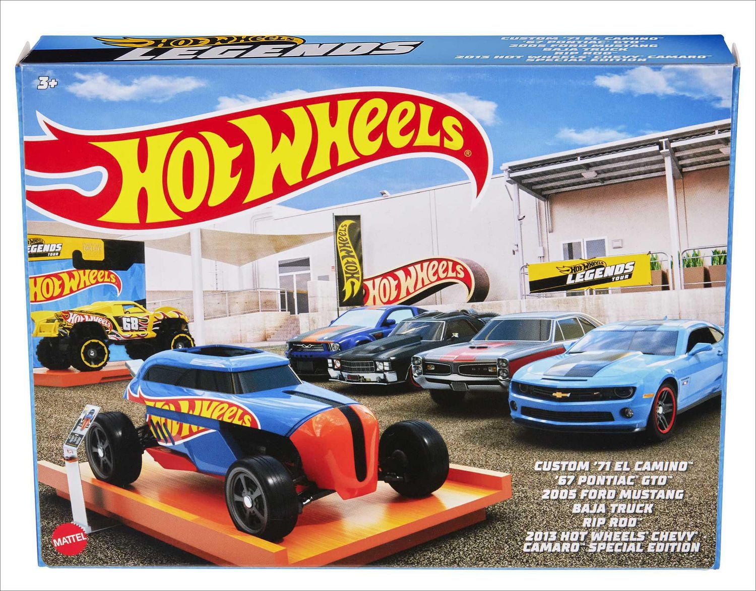 Hot Wheels Legends Multipacks of 6 Toy Cars, Gift for Kids