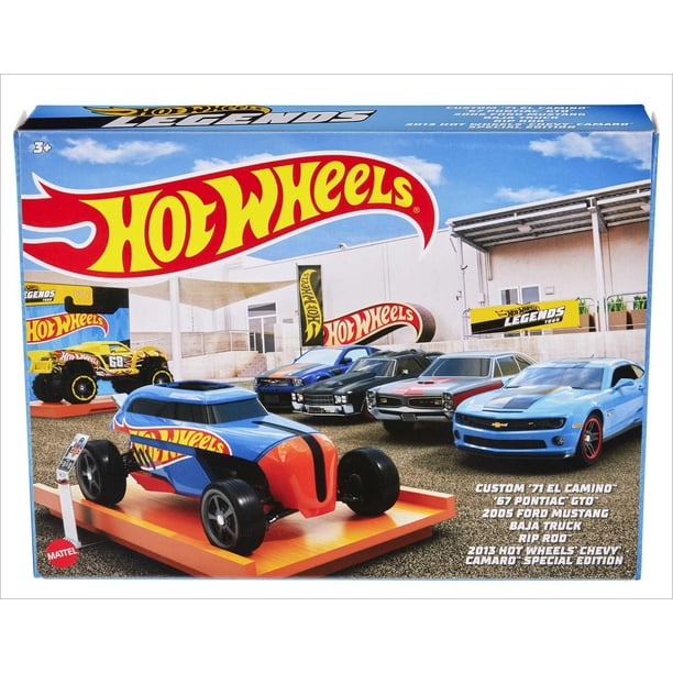 Hot Wheels Legends Multipacks of 6 Toy Cars, Gift for Kids