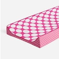 thumbnail image 2 of Bacati - Mix N Match Chevron/Dots Pink Girls Quilted Changing Pad Cover, 2 of 23