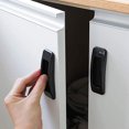 thumbnail image 3 of 4 Pieces Self Adhesive Instant Door Handle, Self Adhesive Window Sliding Door Pull, for Bathroom, Glass, Doors And Windows, Dressing Table Drawers, Cabinets, 3 of 5