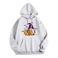 thumbnail image 1 of ICHUANYI Clearance Women's Fashion Casual Long Sleeve Print Hooded Pocket Sweatshirt Tops Blouse ICHUANYI "ICHUANYI", 1 of 2
