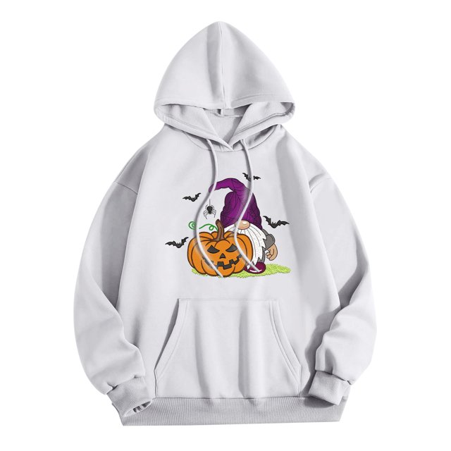 ICHUANYI Clearance Women's Fashion Casual Long Sleeve Print Hooded Pocket Sweatshirt Tops Blouse ICHUANYI "ICHUANYI"