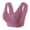Red, variant on Sports Bras for Women Comfortable Solid Color With No Underwire Sleeping And Traceless Adjustment Sports Bra Wireless Sports Bras
