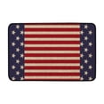 thumbnail image 2 of RBCKVXZ 4th of July Doormat 18x24 inch Patriotic Welcome Non Slip Mats - Absorbent Quick Dry Washable, 2 of 6