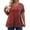 X#018-Red, variant on TQWQT Women's Plus Size Tops 4x-5x Plus Spring Tops V Neck Gradient Print Short Sleeves Tee Dressy Casual Blouses 5x Women Plus Size Clothing Navy L