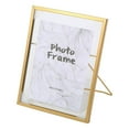 thumbnail image 4 of Creative Nordic Metal Glass Photo Decoration Home Frame Crafts Home Desktop Bedroom Decors L Golden, 4 of 8