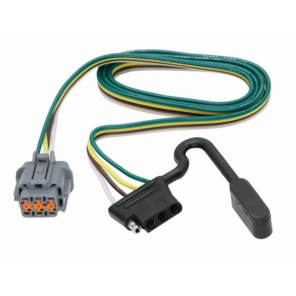 Tekonsha Trailer Wiring Connector 118263 4-Way Flat Replacement For OEM Wiring Harness