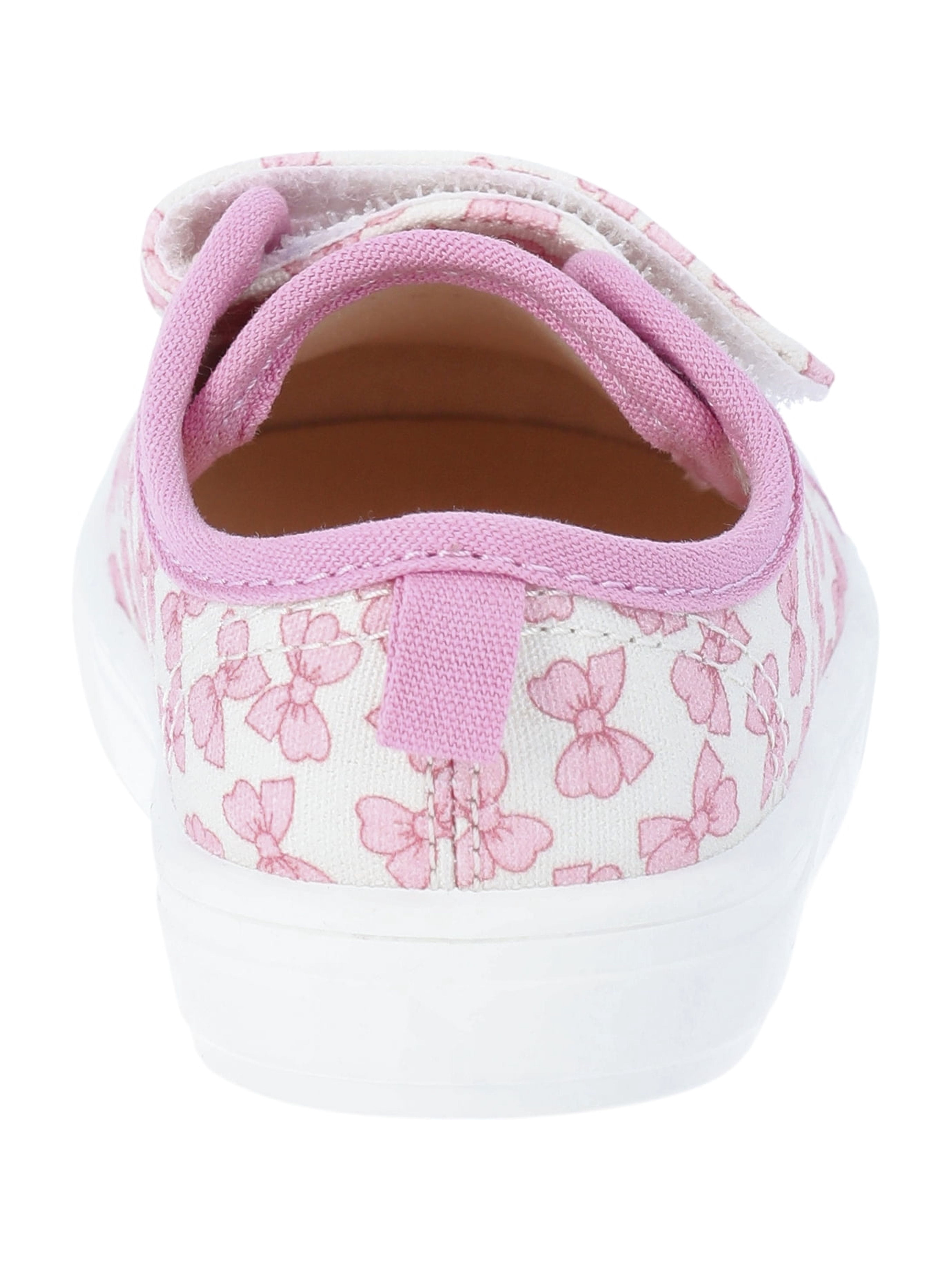 Wonder Nation Baby Girls Two Strap Bump Toe Sneakers