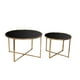 thumbnail image 1 of MESA OCASIONAL PRISCILLA TAG 2 MESAS NEGRO/GOLD, 1 of 5