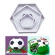 thumbnail image 4 of 4 moldes cortadores de fondant de fútbol para manualidades, moldes para manualidades de azúcar, herramientas para decorar pasteles y postres., 4 of 5