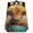Blue, variant on Hummingbird Palm Leaf Flower Backpack for Men Women Large Capacity Laptop Backpack Casual Daypack for Work Travel