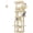 White, variant on 66.9-inch Cat Tree for Indoor, Multi-Level Cat Tree with Large Platforms, Cozy Condos, Big Hammock, Toy Balls for Adult Cats, Light Grey