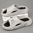 thumbnail image 3 of Zapatillas de masaje para hombre, sandalias para interiores y exteriores, zapatos informales de playa, Chanclas de suela suave, verano, 2023, 3 of 4
