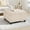 Wheat, variant on S-HOME Functional Upholstered Tufted Fabric Storage Ottoman in Soft Ideal for Home Organization and Comfort