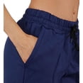 thumbnail image 4 of Bermuda Shorts with Pockets Active Draw string Jersey Summer Shorts, 4 of 5