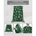 thumbnail image 7 of Green Pillow Covers King Size, St. Patrick's Day Shamrock Spring Checkered Soft Bed Throw Pillowcases Breathable Cooling Long Lumbar Body Pillow Sham Cover for Bed Sofa 20''x40'', 7 of 7