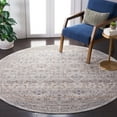 thumbnail image 2 of SAFAVIEH Princeton Derbhile Abstract Area Rug, Ivory/Blue, 6'7" x 6'7" Round, 2 of 8