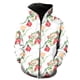 thumbnail image 1 of Sudadera con capucha y cremallera para hombre, estilo Harajuku informal de gran tamaño, con estampado de flores y magnolia, ideal para primavera de 2024. Chaquetas con capucha, ropa de calle, moda mod, 1 of 6