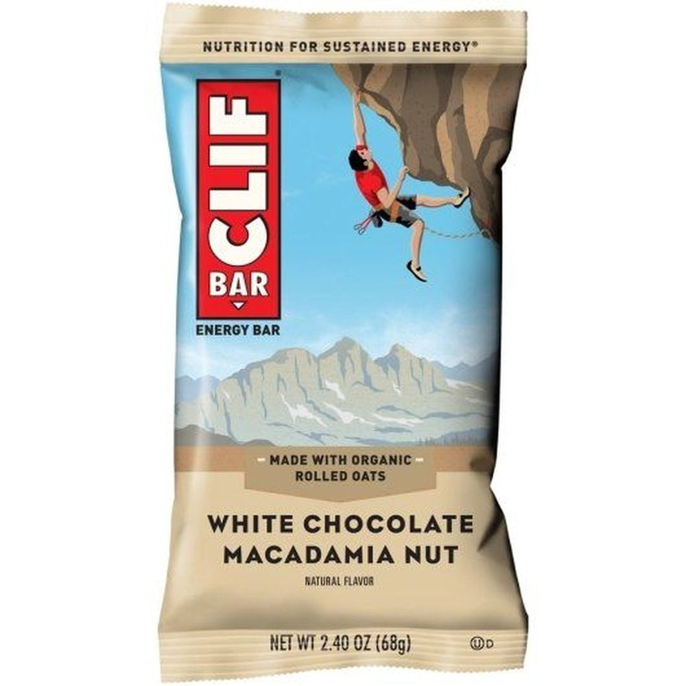 Clif White Chocolate Macadamia Snack Bar, 2.4 Ounce -- 192 per Case.