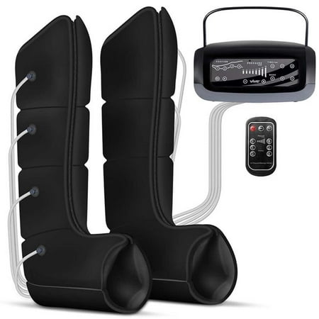 Vive Leg Compression Recovery System – Air Massage Boots for Athletes, Circulation & Pain Relief – Sequential Compression Device (SCD) for Swelling, Cramps, Lymphedema & Relaxation