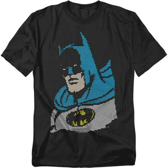 DC Comics T-Shirt Lite Brite Batman Unisex Graphic Tee For Men & Women