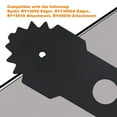 thumbnail image 6 of 1pc 638006008 Edger Blade & Teeth For Ryobi RY13050/RY13050A/RY15518/RY40030 New, 6 of 8