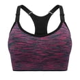 thumbnail image 1 of DAFEI Y Back Sports Bras for Women,Padded Racerback Medium Impact Thin Strap Workout Yoga Top for Running, 1 of 4