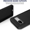 thumbnail image 6 of for Google Pixel 7a Case: Dual Layer Protective Heavy Duty Cell Phone Cover Shockproof Rugged with Screen Protector - Military Protection Bumper Tough - Google Pixel 7a 2023, Black, 6 of 9