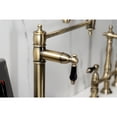 thumbnail image 4 of Kingston Brass KS3703PKL Duchess Deck Mount Pot Filler Faucet, Antique Brass, 4 of 8
