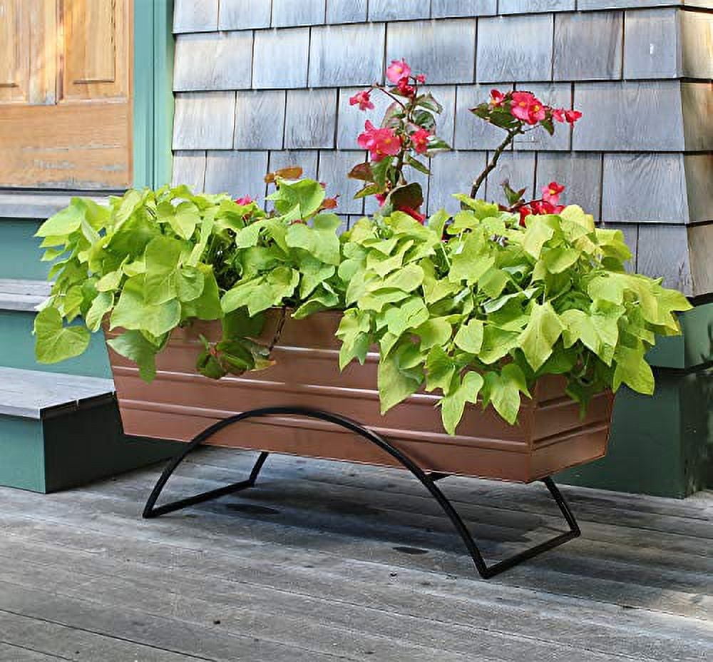 Achla C-21C-S Odette Stand with Flower Box, Copper - Large