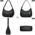 thumbnail image 4 of Bolsas de hombro BAIKELI mujer bolso de mano pequeño Negro, 4 of 5