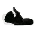thumbnail image 5 of Black and White Kitty Slippers - Plush Tuxedo Cat Black and White Animal Slippers - Adult / One Size - by Everberry, 5 of 6